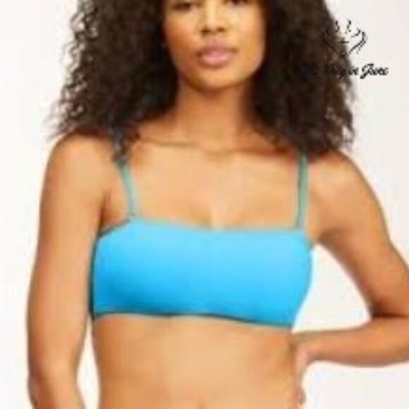 Billabong Sol Searcher Skinny Crop Bikini Top Size L - Picture 1 of 5